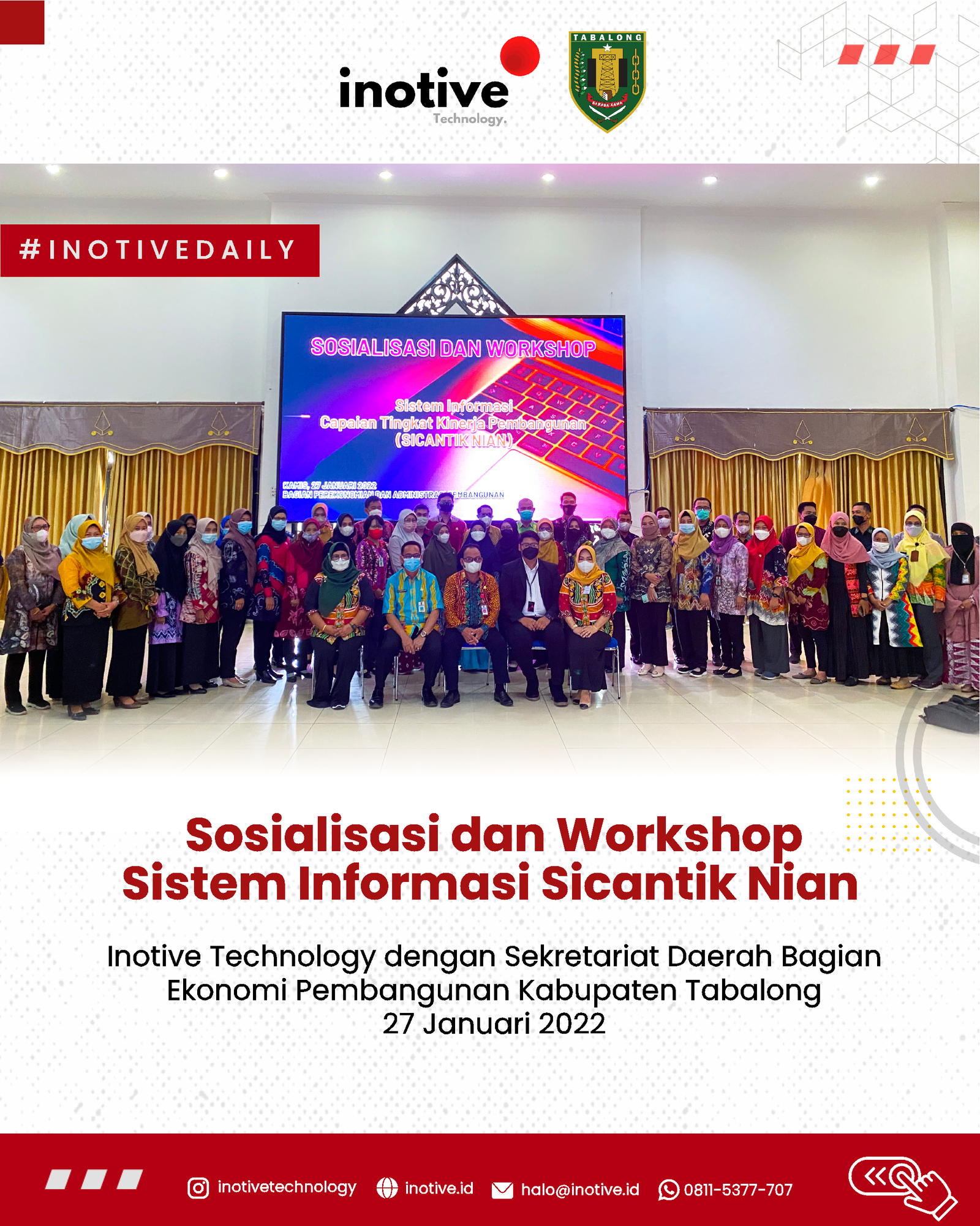 Sosialisasi dan Workshop Sistem Informasi Sicantik Nian